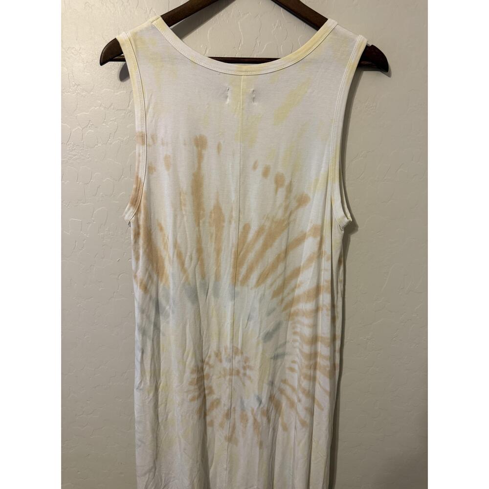 Thread Supply Dress Womens XL Blue‎ Sleeveless Tie Dye Casual Boho Comfy